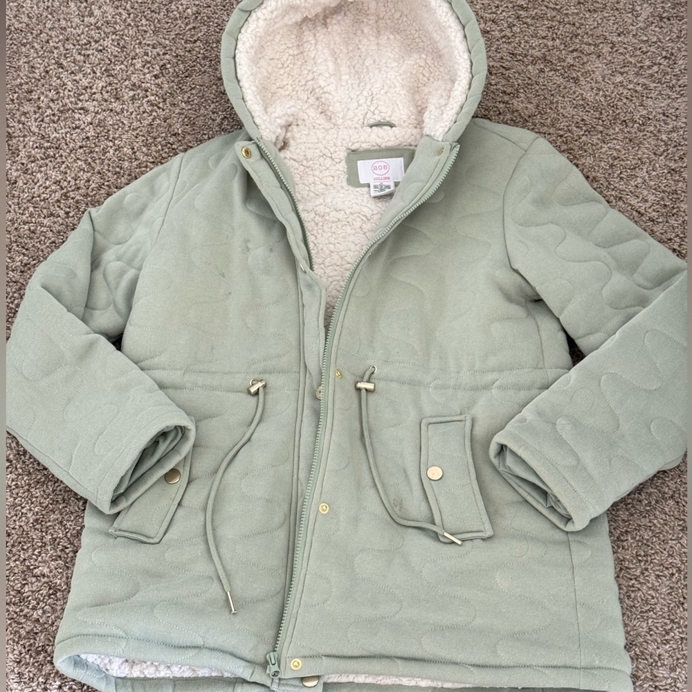 Green Hooded Jacket